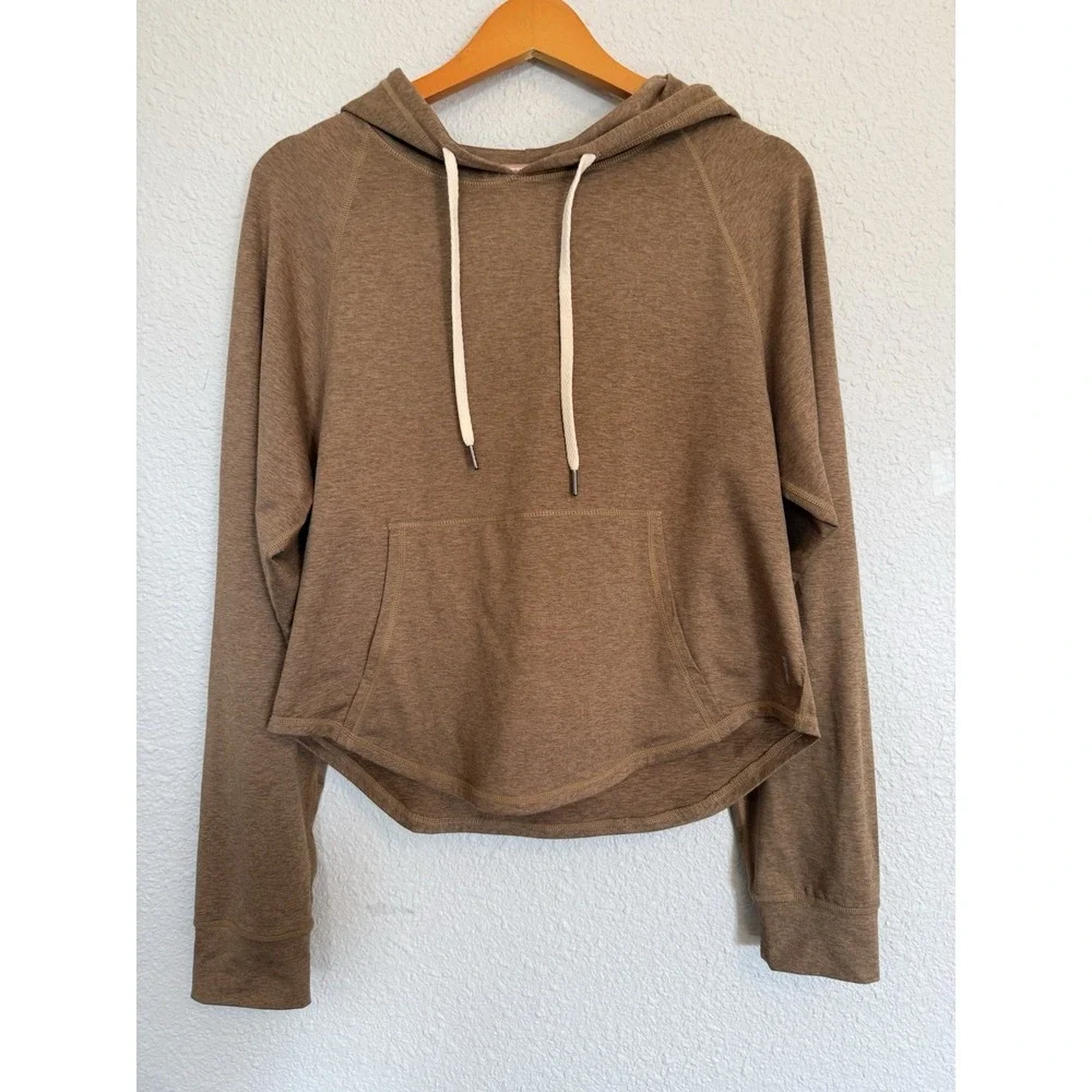 Light Weight Hoodie Jogger Set Chocolate Brown Medium Lounge Athleisure Matching